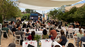 יעקב רוזן נואם בוועידה, צילום: יחצ